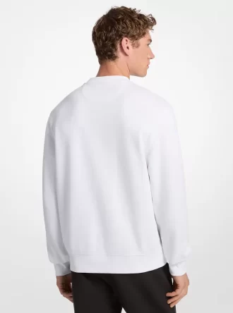 Graphic Logo Cotton Blend Crewneck Sweatshirt