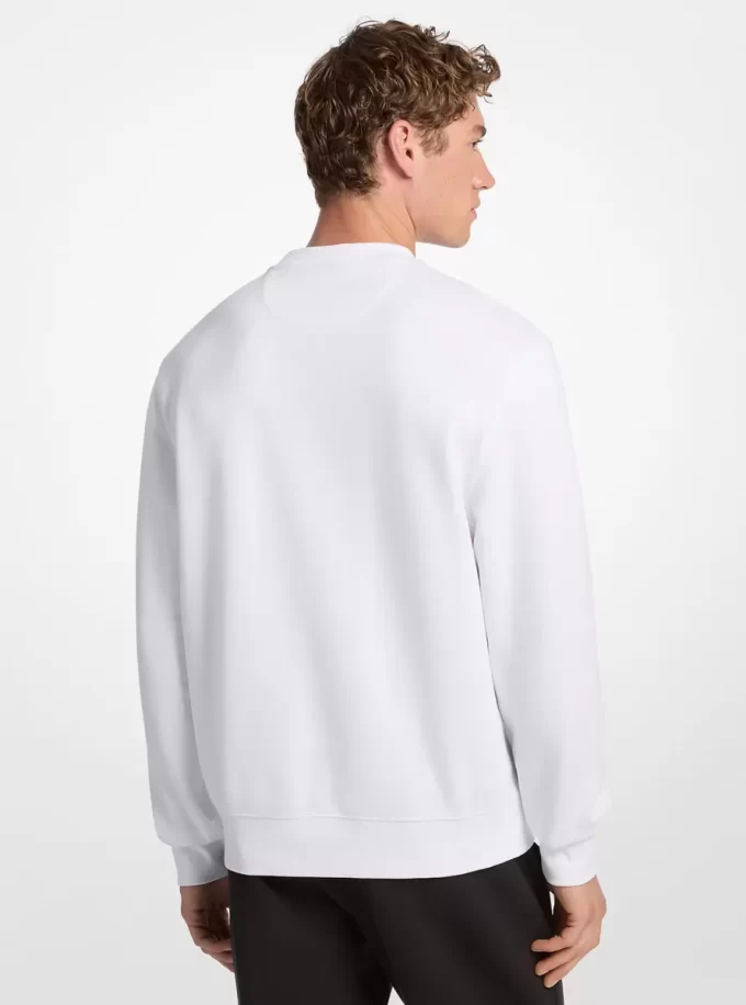 Graphic Logo Cotton Blend Crewneck Sweatshirt Graphic Logo Cotton Blend Crewneck Sweatshirt