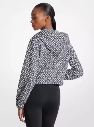 Graphic Logo Cotton Blend Jacket