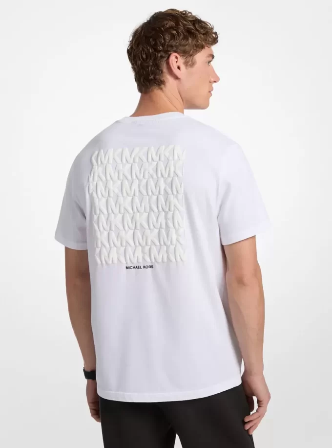 Graphic Logo Embossed Cotton T-Shirt Graphic Logo Embossed Cotton T-Shirt