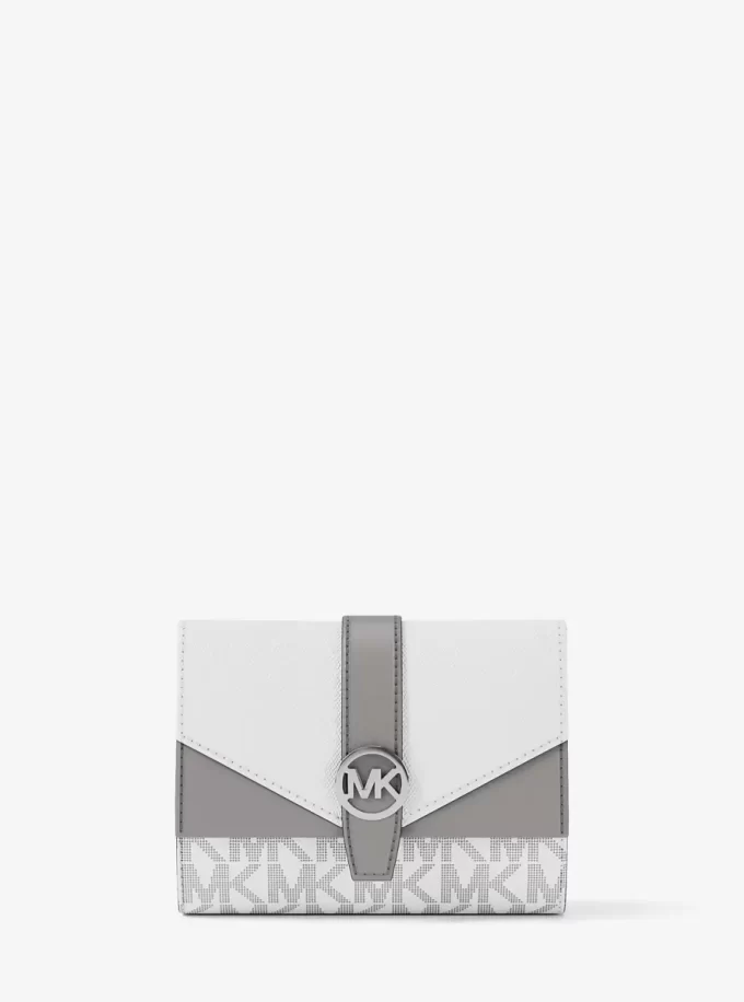Greenwich Medium Signature Logo Trifold Wallet