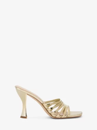 Haisley Metallic Leather Sandal