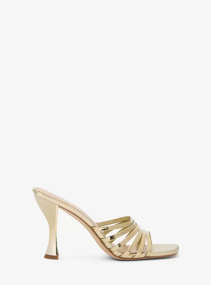 Haisley Metallic Leather Sandal
