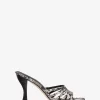 Haisley Snake Embossed Leather Sandal Haisley Snake Embossed Leather Sandal