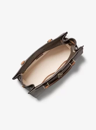 Hamilton Moderne Large Signature Logo Satchel