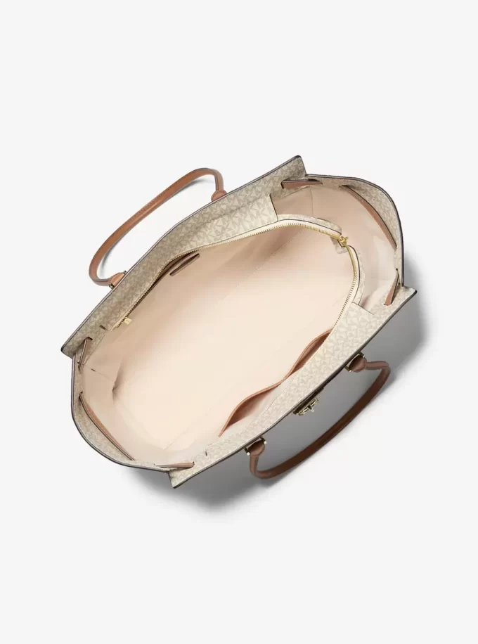 Hamilton Moderne Large Signature Logo Tote Bag