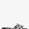 Hannah Logo Jacquard Slide Sandal