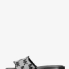 Hannah Logo Jacquard Slide Sandal
