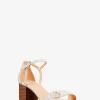 Hannah Signature Logo Block Heel Sandal Hannah Signature Logo Block Heel Sandal