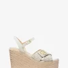 Hannah Signature Logo Wedge Sandal