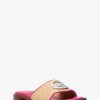 Hannah Straw Slide Sandal