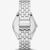 Harlowe Pavé Silver-Tone Watch