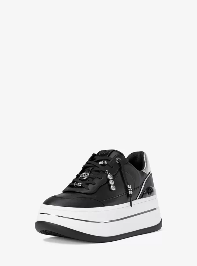 Hayes Embellished Leather Platform Sneaker Hayes Embellished Leather Platform Sneaker