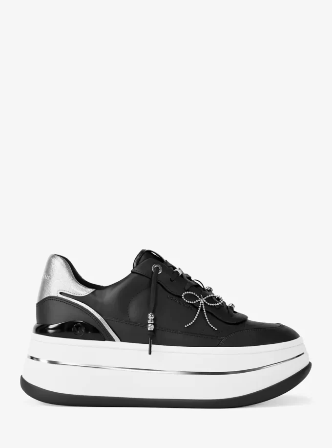 Hayes Embellished Leather Platform Sneaker Hayes Embellished Leather Platform Sneaker