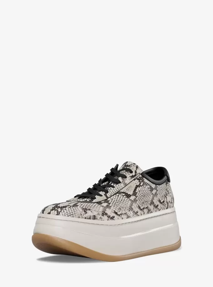 Hayes Snake Embossed Leather Platform Sneaker Hayes Snake Embossed Leather Platform Sneaker
