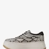 Hayes Snake Embossed Leather Platform Sneaker Hayes Snake Embossed Leather Platform Sneaker