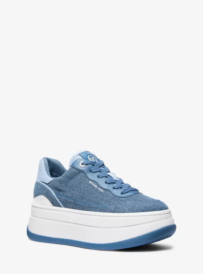 Hayes Two-Tone Denim Platform Sneaker Hayes Two-Tone Denim Platform Sneaker