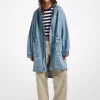 Hooded Denim Parka Hooded Denim Parka