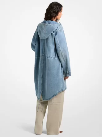 Hooded Denim Parka