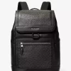 Hudson Medium Grommeted Leather Backpack