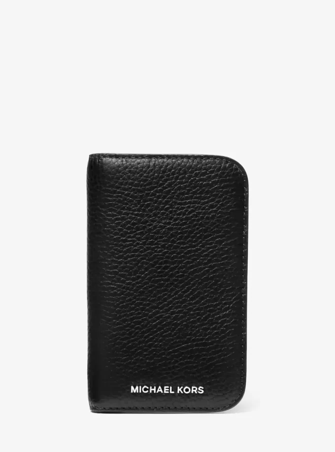 Hudson Pebbled Leather Billfold Wallet Hudson Pebbled Leather Billfold Wallet