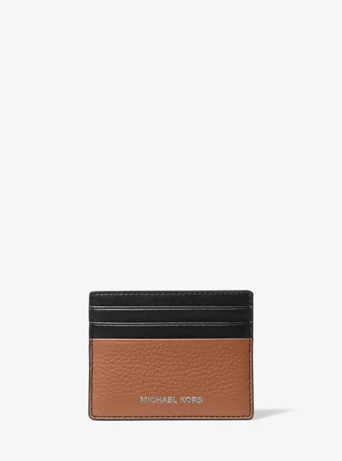 Hudson Pebbled Leather Card Case