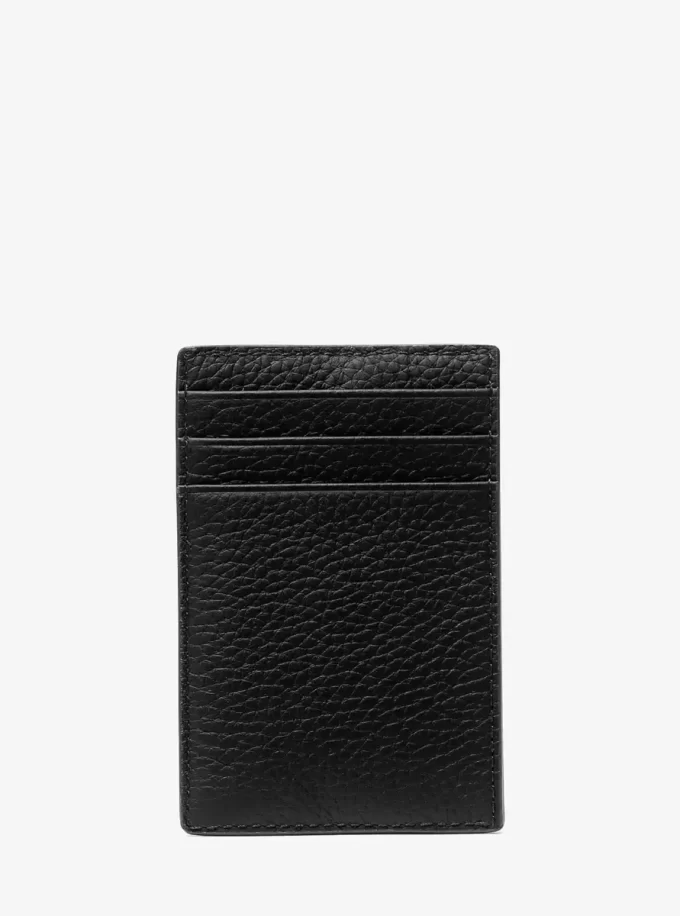 Hudson Pebbled Leather Card Case