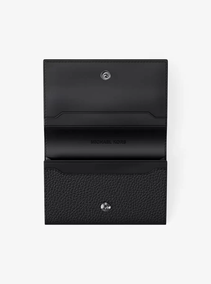 Hudson Pebbled Leather Card Case Hudson Pebbled Leather Card Case