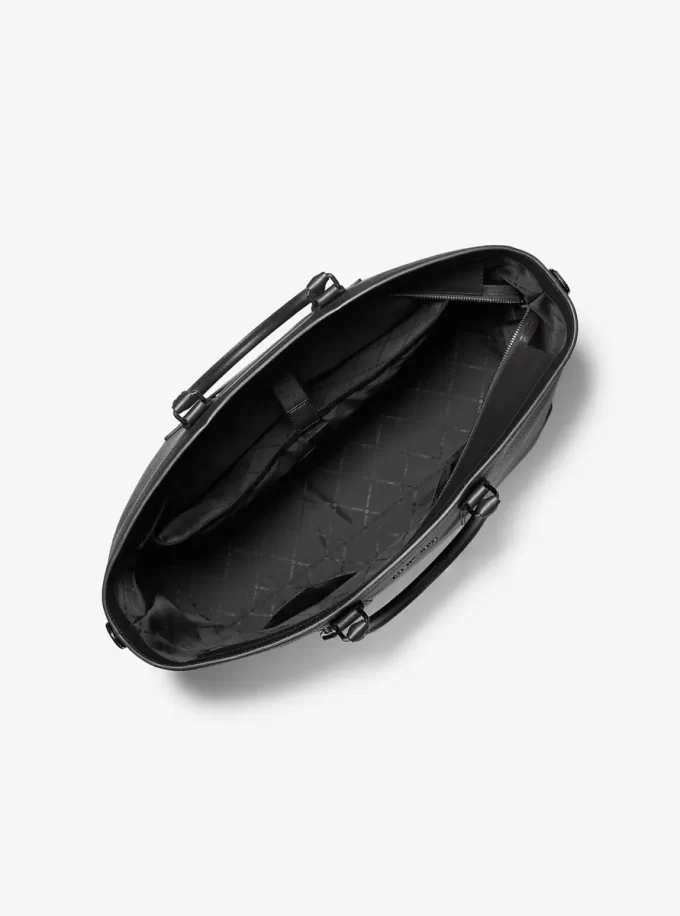 Hudson Pebbled Leather Tote Bag