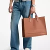 Hudson Pebbled Leather Tote Bag