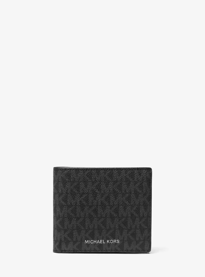 Hudson Signature Logo Billfold Wallet Hudson Signature Logo Billfold Wallet