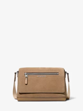 Hudson Small Suede Messenger Bag