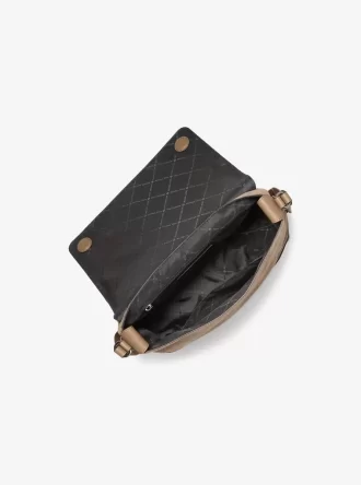 Hudson Small Suede Messenger Bag