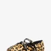 Indy Flex Leopard Print Calf Hair Ballet Flat
