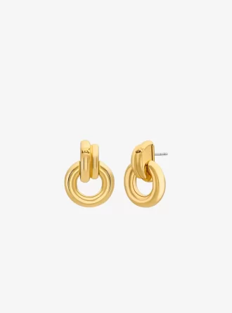 Interlocking Hoop Earrings