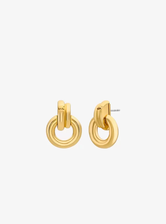 Interlocking Hoop Earrings