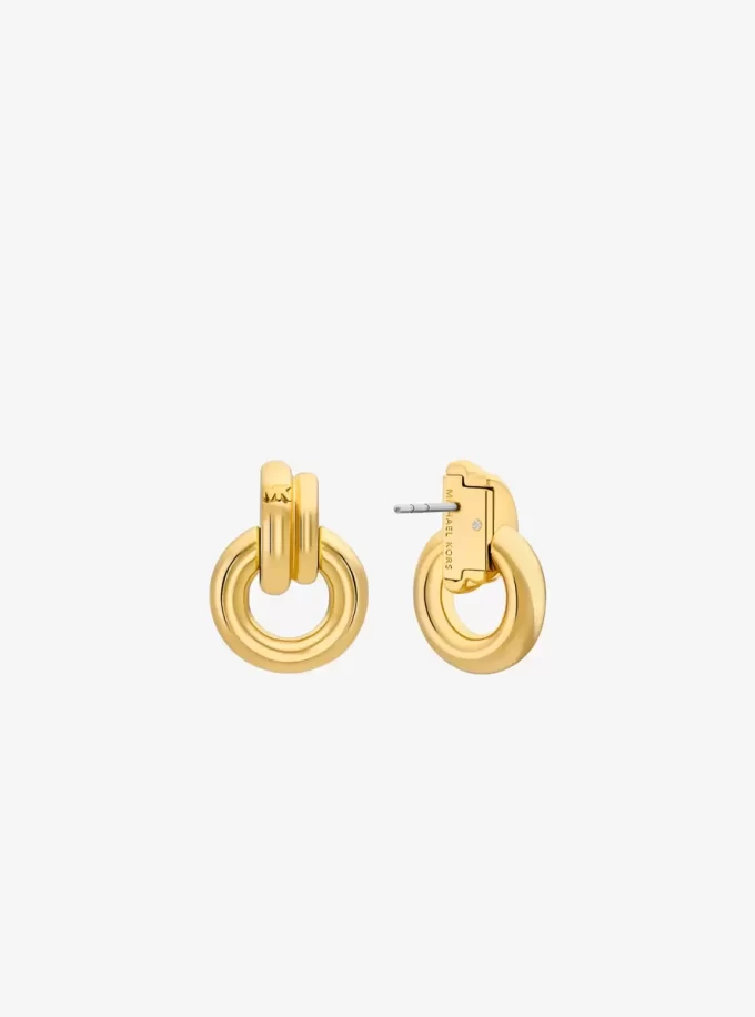 Interlocking Hoop Earrings