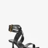 Irene Leather Kitten Heel Sandal Irene Leather Kitten Heel Sandal