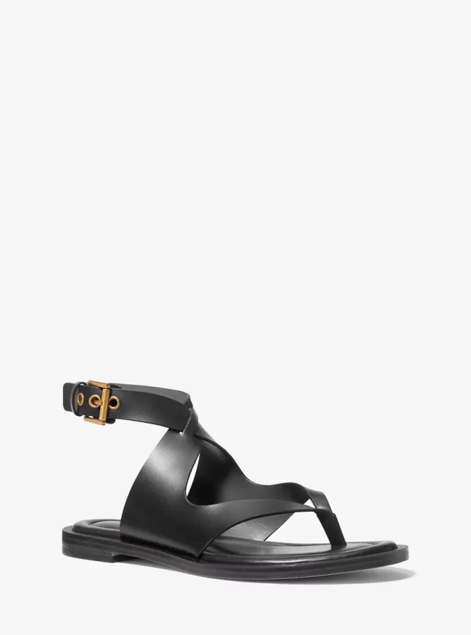 Irene Leather Wrap Sandal