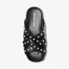 Irene Studded Leather Flat Sandal