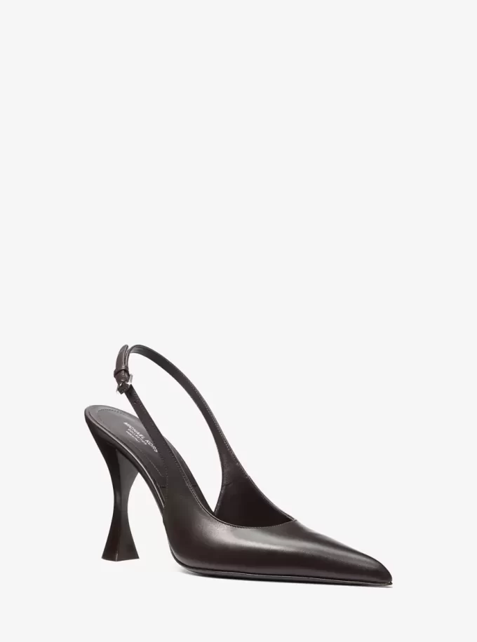 Isabella Leather Slingback Pump