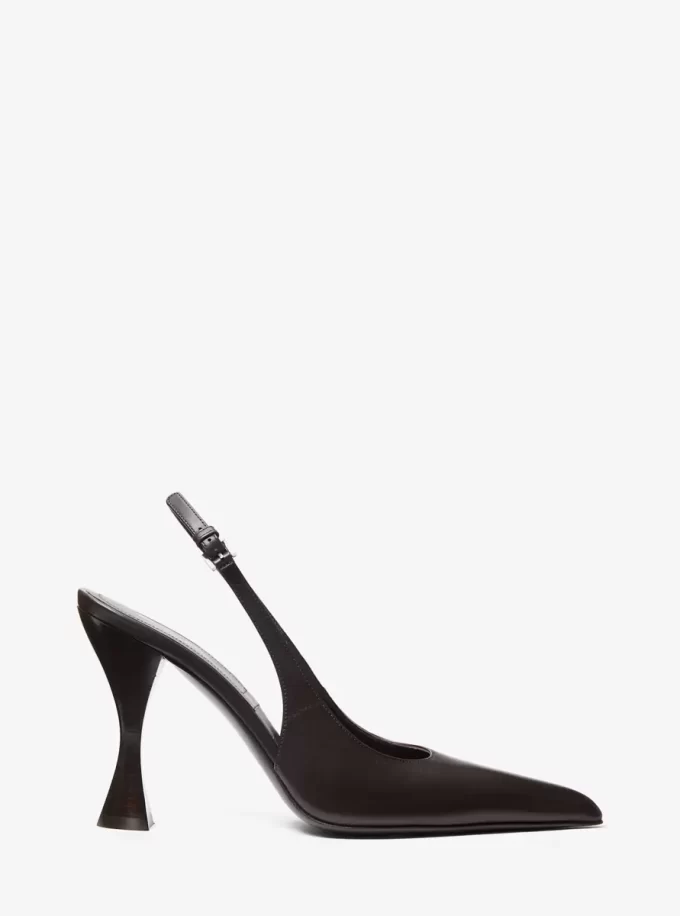 Isabella Leather Slingback Pump