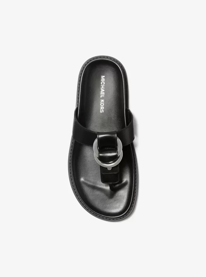 Jaden Leather Thong Sandal