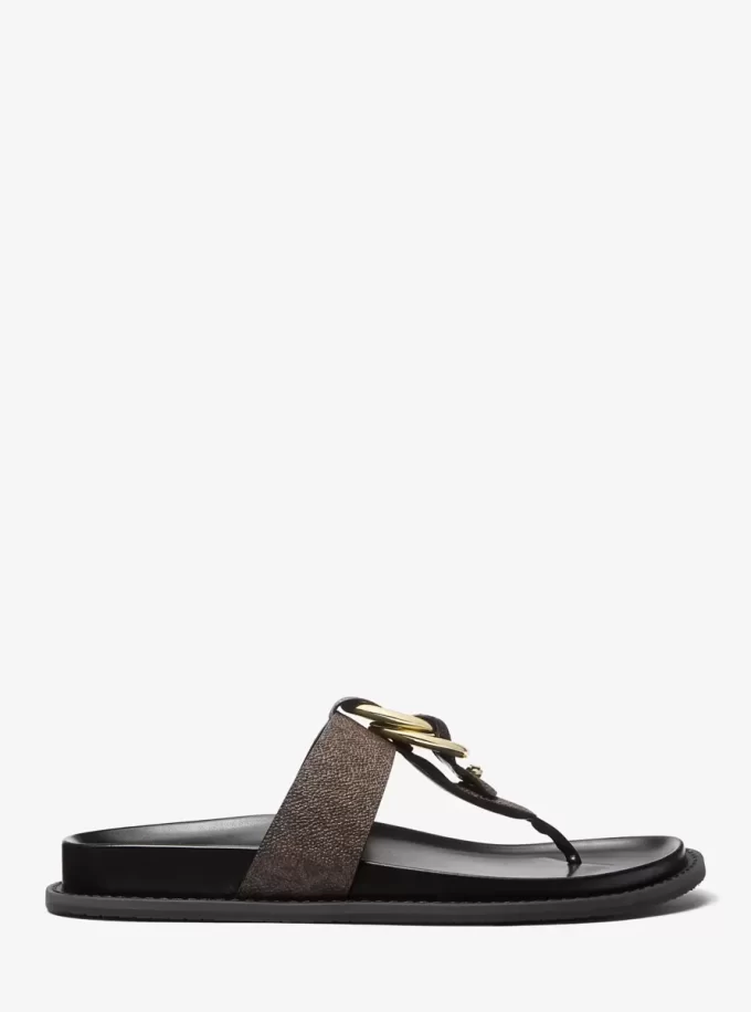 Jaden Signature Logo Thong Sandal Jaden Signature Logo Thong Sandal