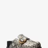 Jaden Snake Embossed Leather Clog