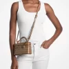 Jana Extra-Small Crocodile Embossed Leather Convertible Crossbody Bag