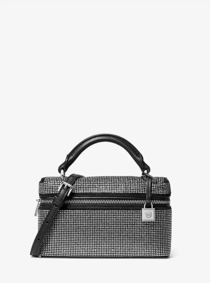 Jana Extra-Small Embellished Suede Convertible Crossbody Bag Jana Extra-Small Embellished Suede Convertible Crossbody Bag