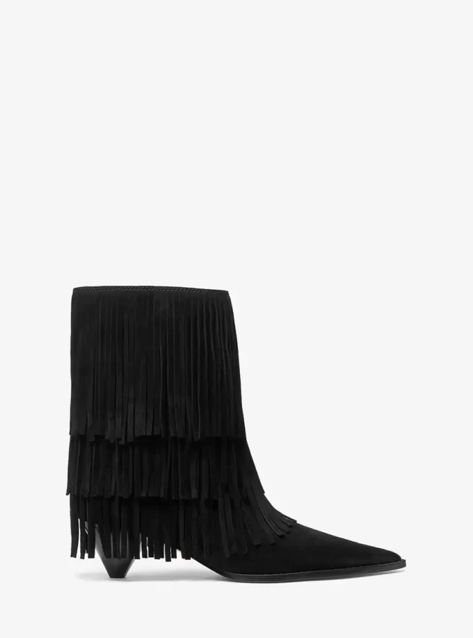 Jayla Suede Fringed Ankle Boot Jayla Suede Fringed Ankle Boot