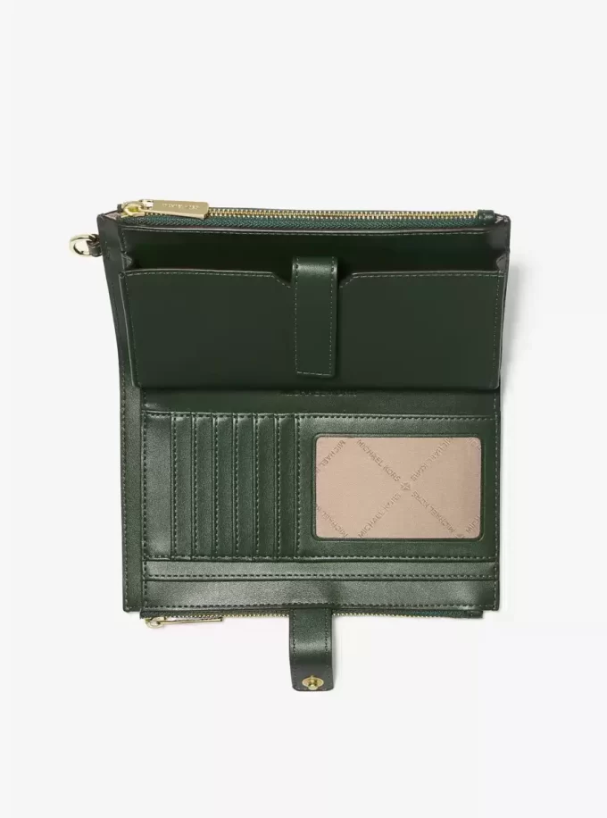 Jet Set Large Ombré Signature Logo Wristlet Jet Set Large Ombré Signature Logo Wristlet