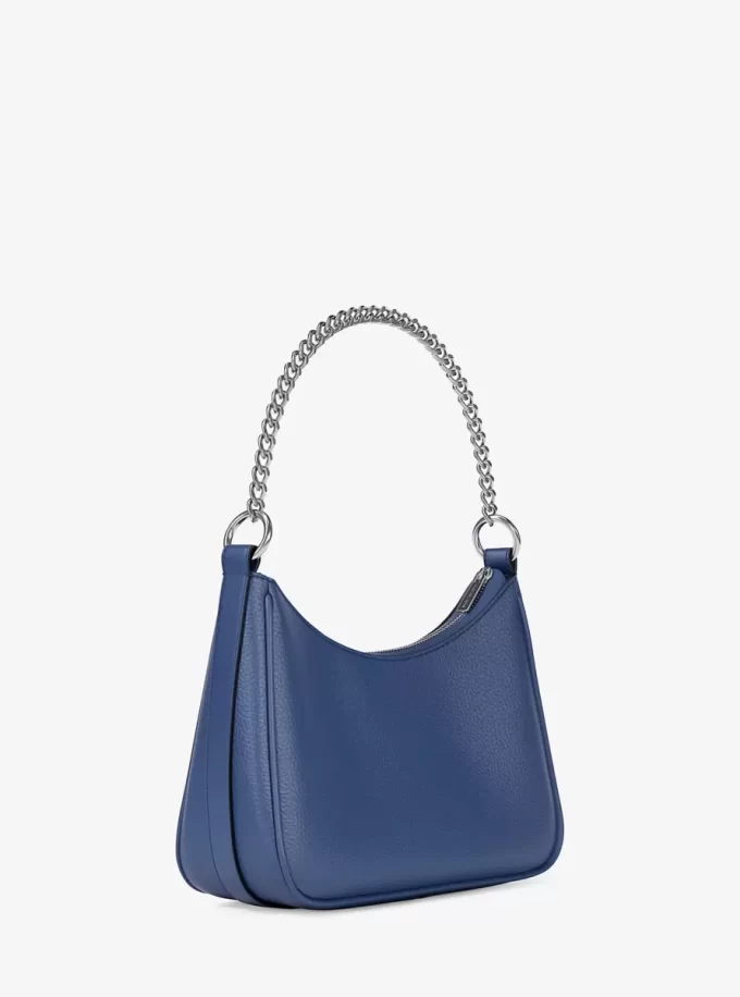 Jet Set Large Pebbled Leather Convertible Crossbody Bag Jet Set Large Pebbled Leather Convertible Crossbody Bag